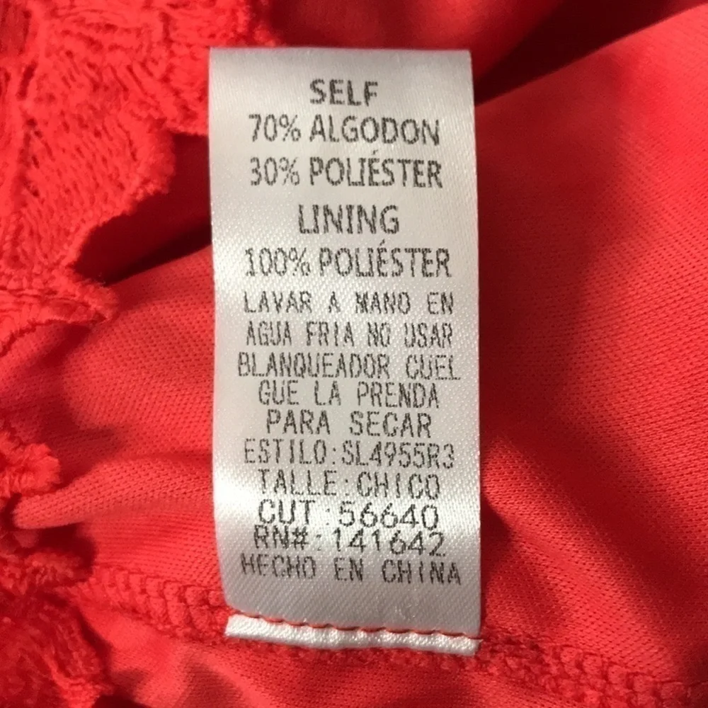 SHE + SKY RED SMALL DRESS - Picture 9 of 9